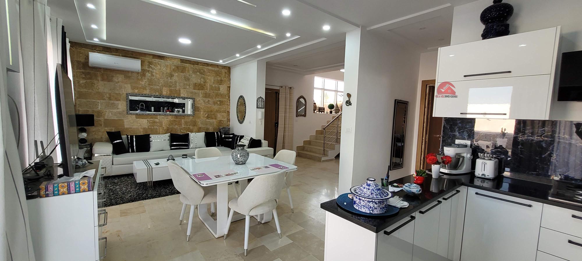 Djerba - Midoun Aghir Vente Maisons Villa meublee a aghir djerba  ref v672